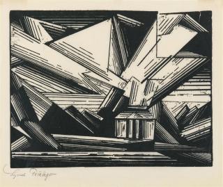 Lyonel Feininger - Villa on the Shore 4 (Villa am Strand 4)