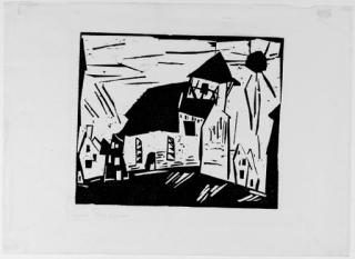 Lyonel Feininger - Vollersroda (Kirche in Vollersroda)