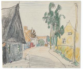 Lyonel Feininger - Vue de village