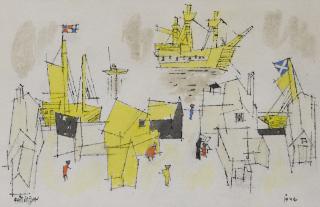 Lyonel Feininger - Wharf