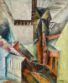 Lyonel Feininger - Windmühle in Werder (Windmill in Werder)