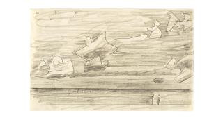 Lyonel Feininger - Wolken uber\'m Meer (Clouds above the Sea)