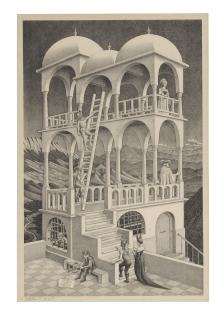 M. C. Escher - Belvedere (B./K./L./W. 426)