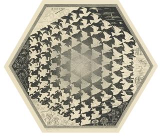 M. C. Escher - Verbum (B./K./L./W. 326)