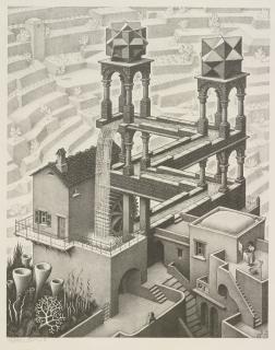 M. C. Escher - Waterfall (B./K./L./W. 439)
