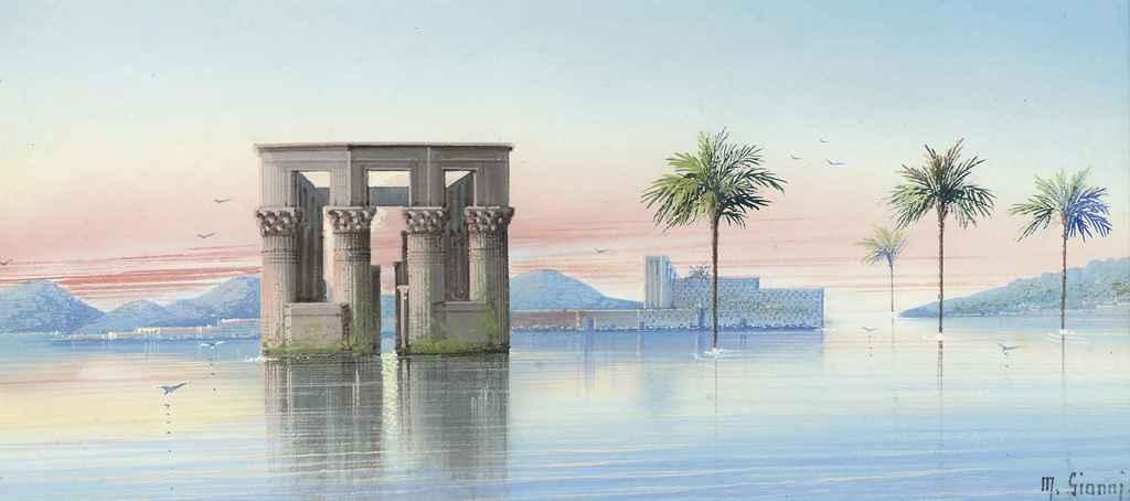 M. Gianni - An Egyptian lake temple