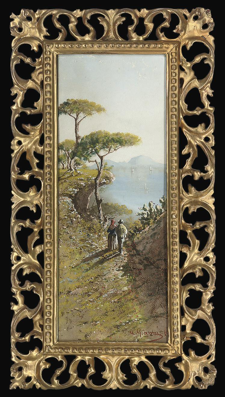 M. Gianni - Capri from the Amalfi coast