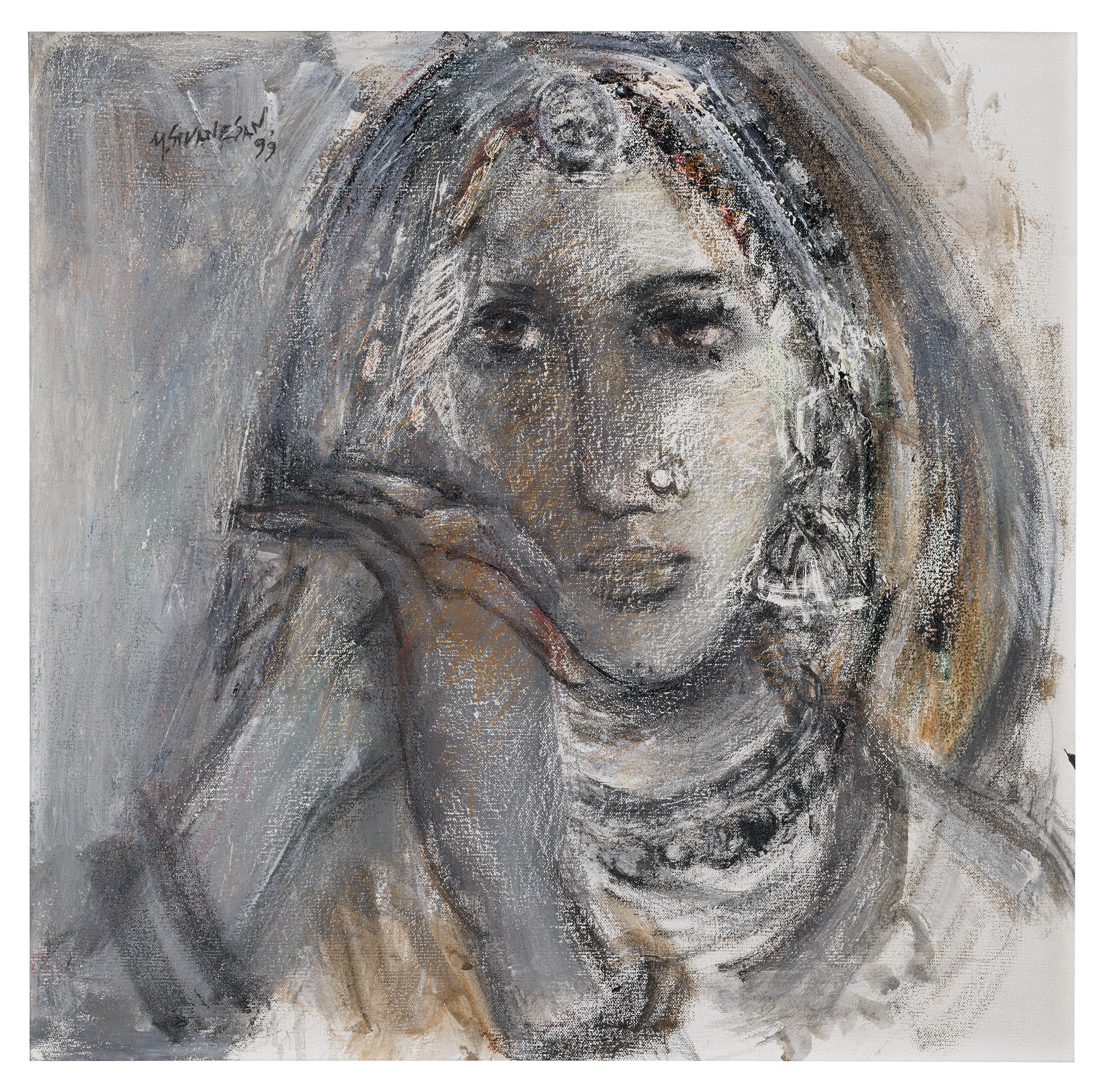 M. Sivanesan - Untitled (Portrait Of A Woman)