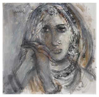 M. Sivanesan - Untitled (Portrait Of A Woman)