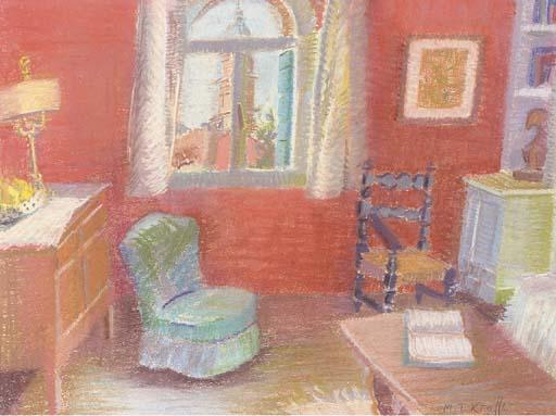 M. T. Krafft - Vue d\'une chambre