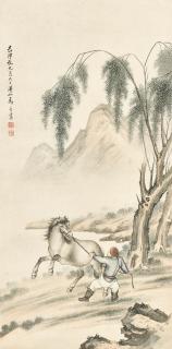 Ma Jin - Horse and Groom