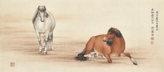 Ma Jin - Horses at Rest