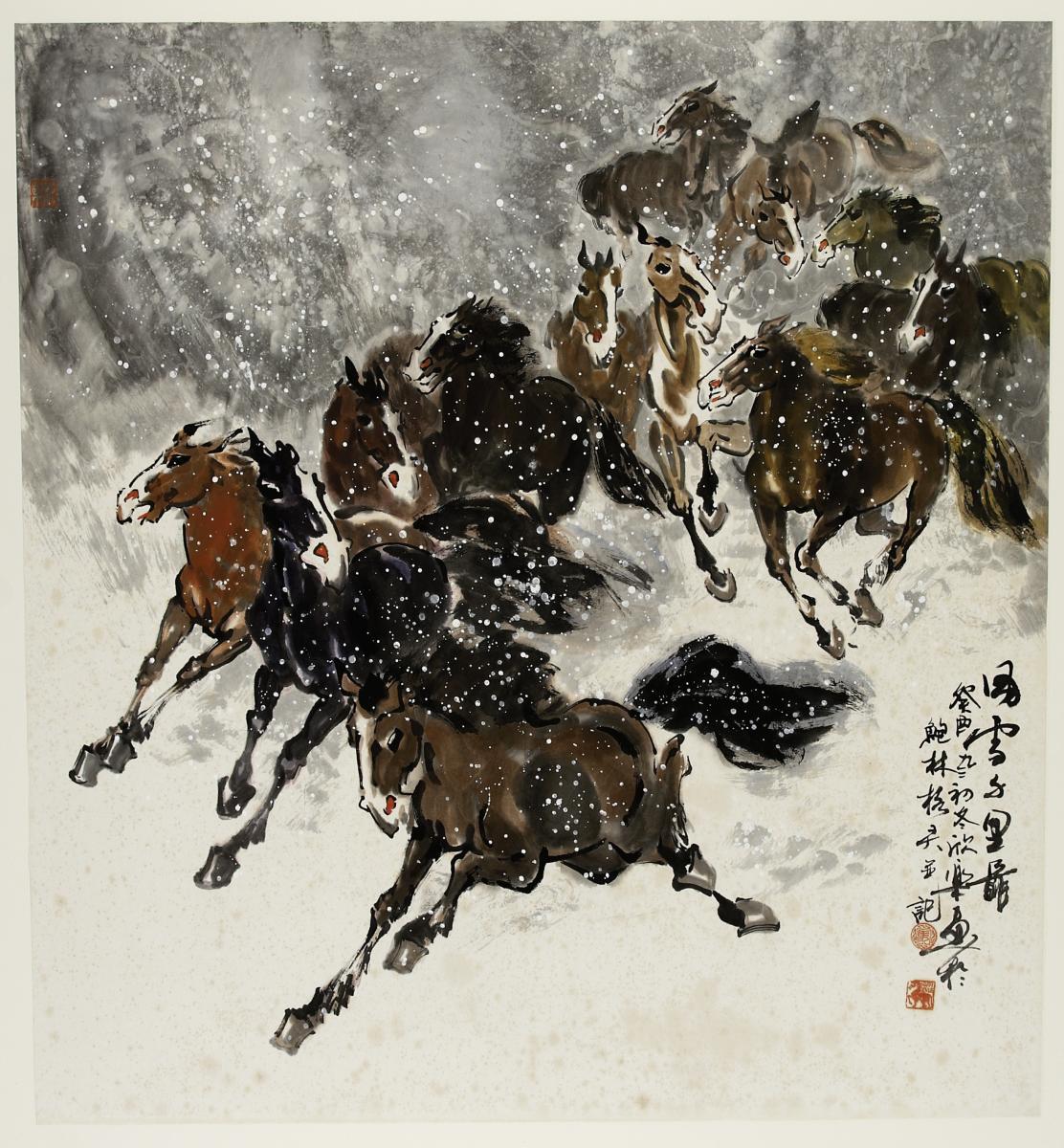 Ma Xinle - Pferde im Winter