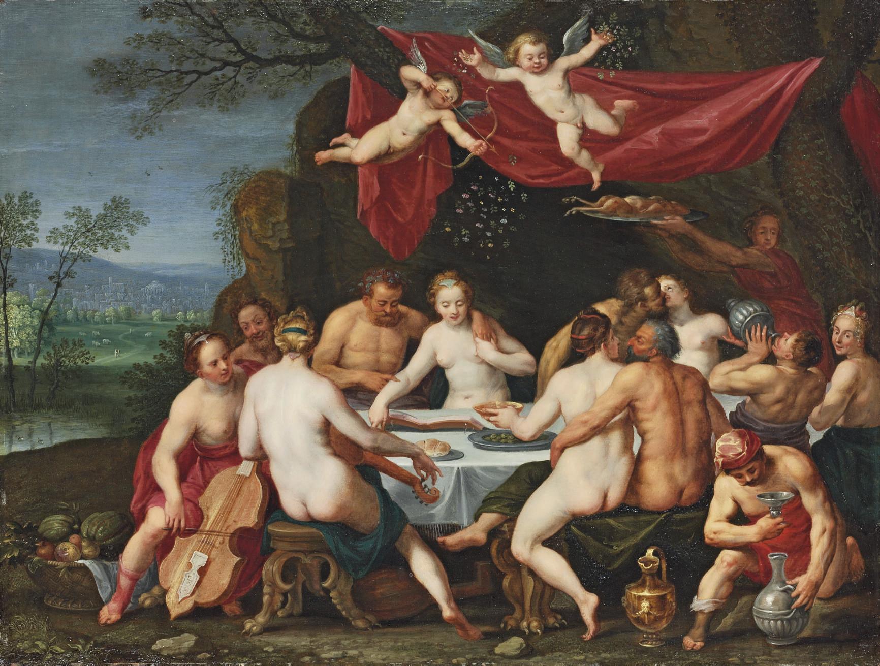 Maarten Pepyn - The wedding feast of Bacchus and Ariadne