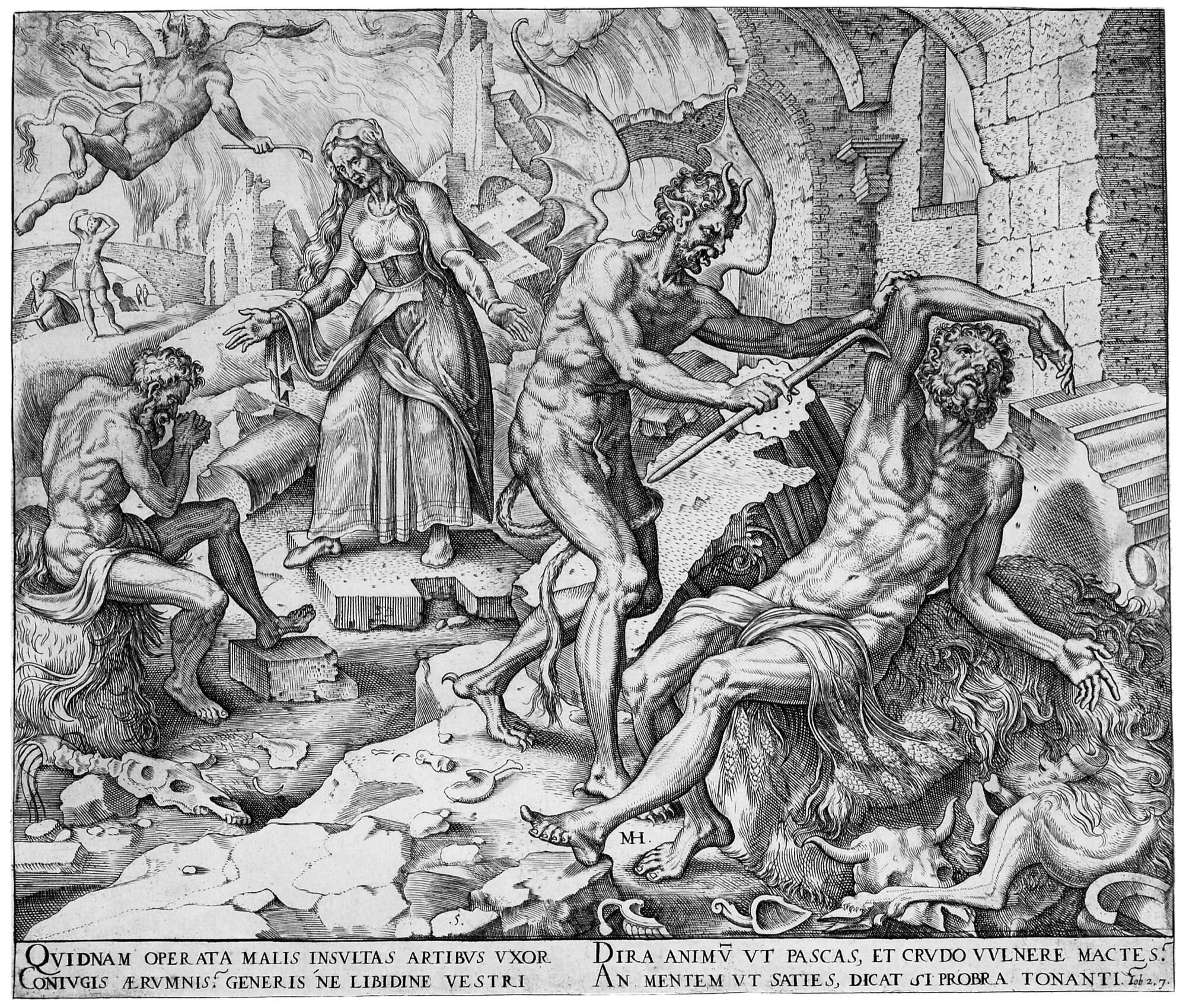 Maarten van Heemskerck - 14 Bll.: Szenen aus dem Alten Testament.