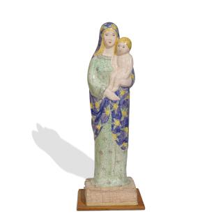 Mabel Alvarez - Madonna and Child 14 in. high