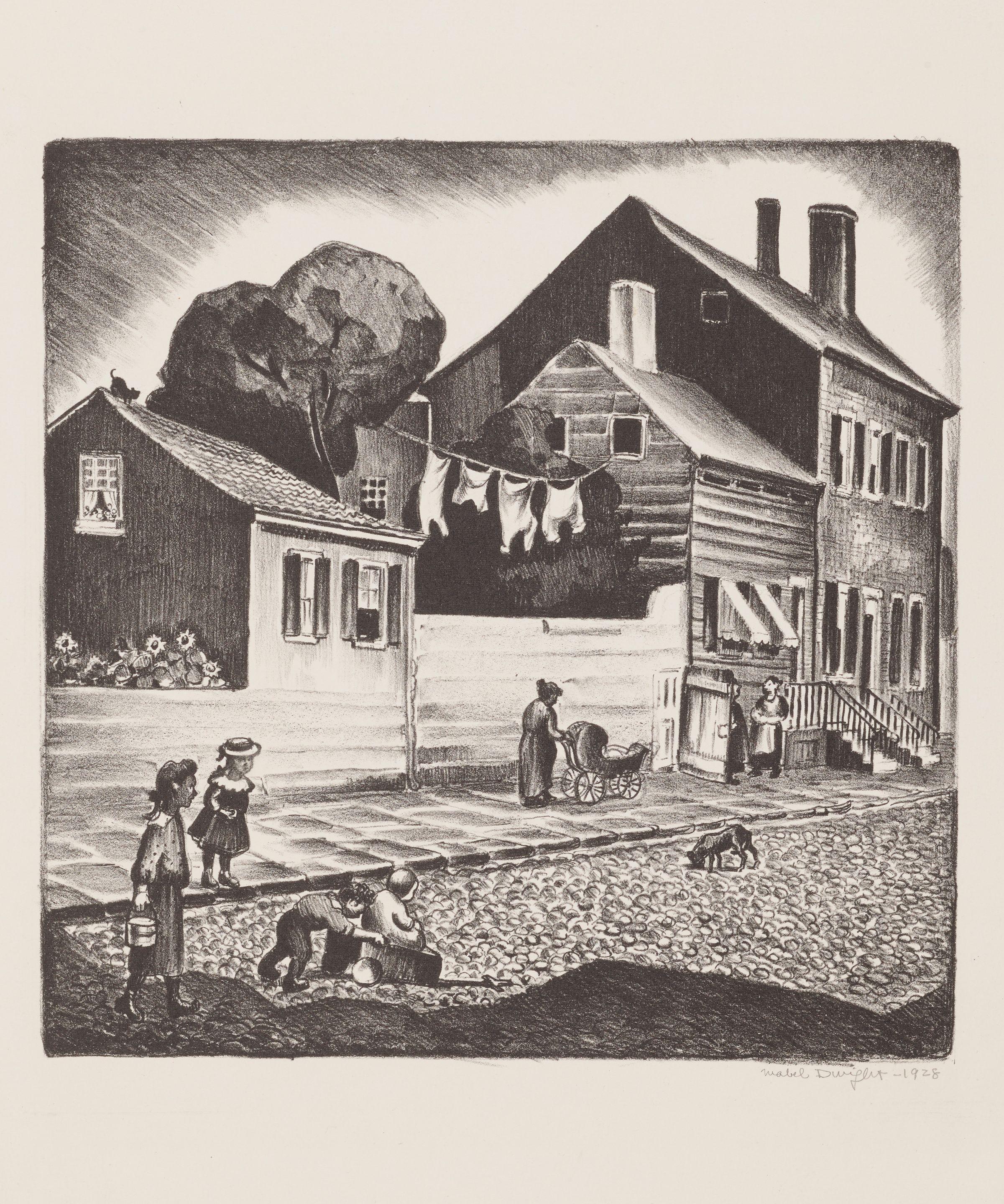 Mabel Dwight - Old Greenwich Village