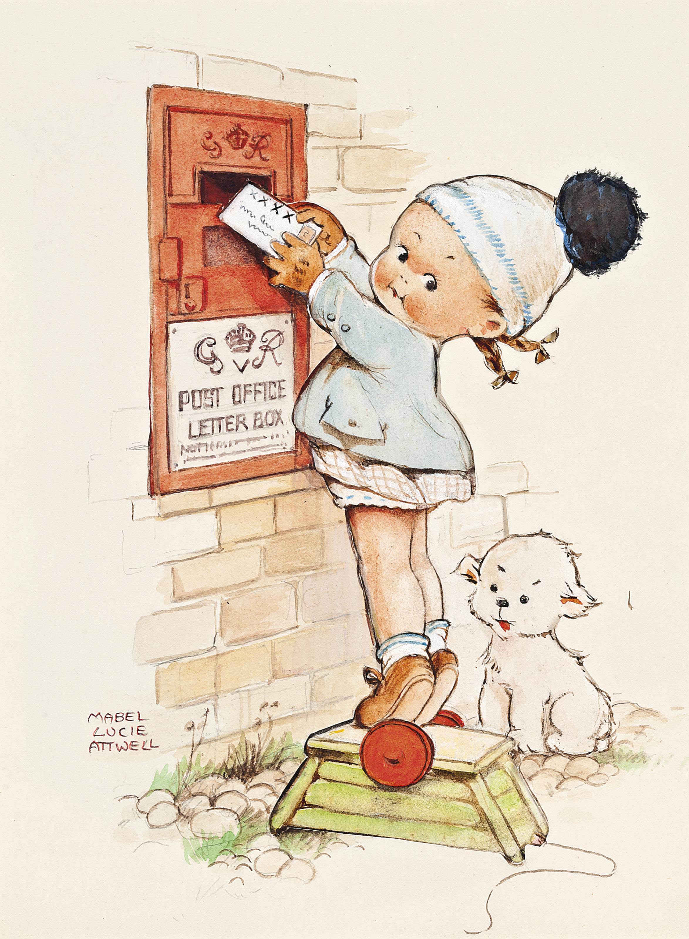 Mabel Lucie Attwell - \'This One\'s for You, Dear.\'