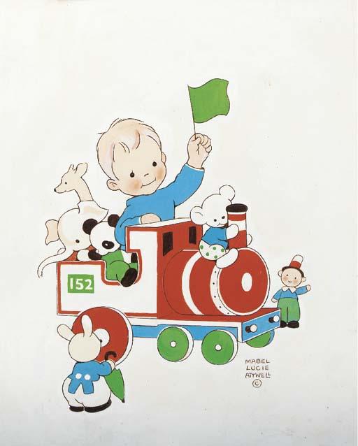 Mabel Lucy Atwell - The toy train