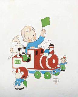 Mabel Lucy Atwell - The toy train