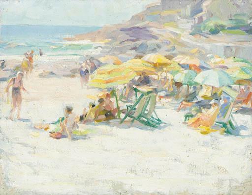 Mabel May Woodward - At The Beach