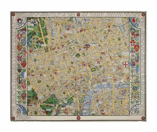 MacDonald Gill - Map of Central London