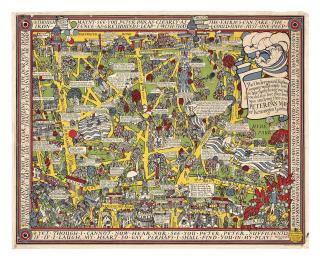 Macdonald Gill - Peter Pan Map Of South Kensington
