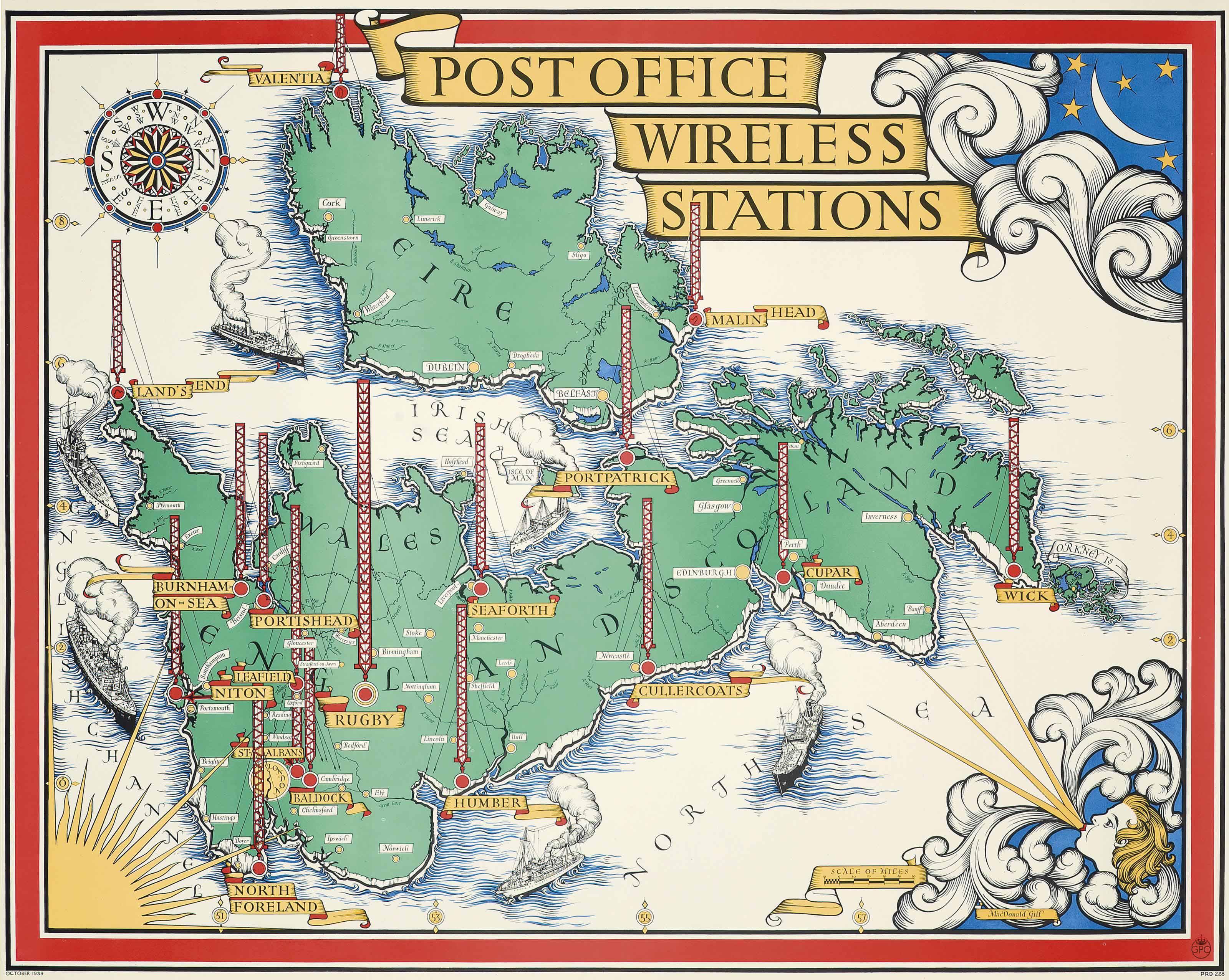 MacDonald Gill - Post Office Wireless Stations