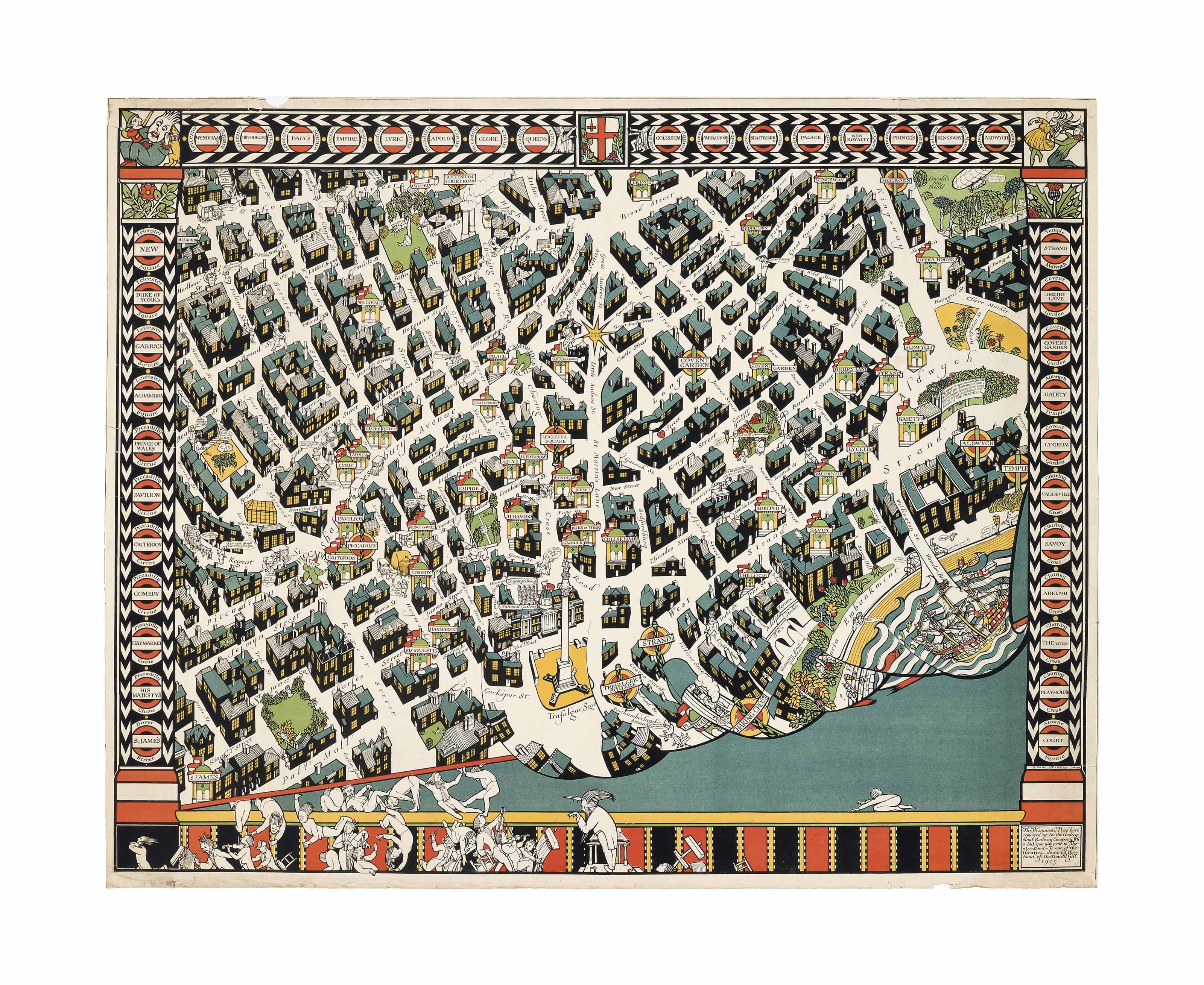 MacDonald Gill - Theatreland