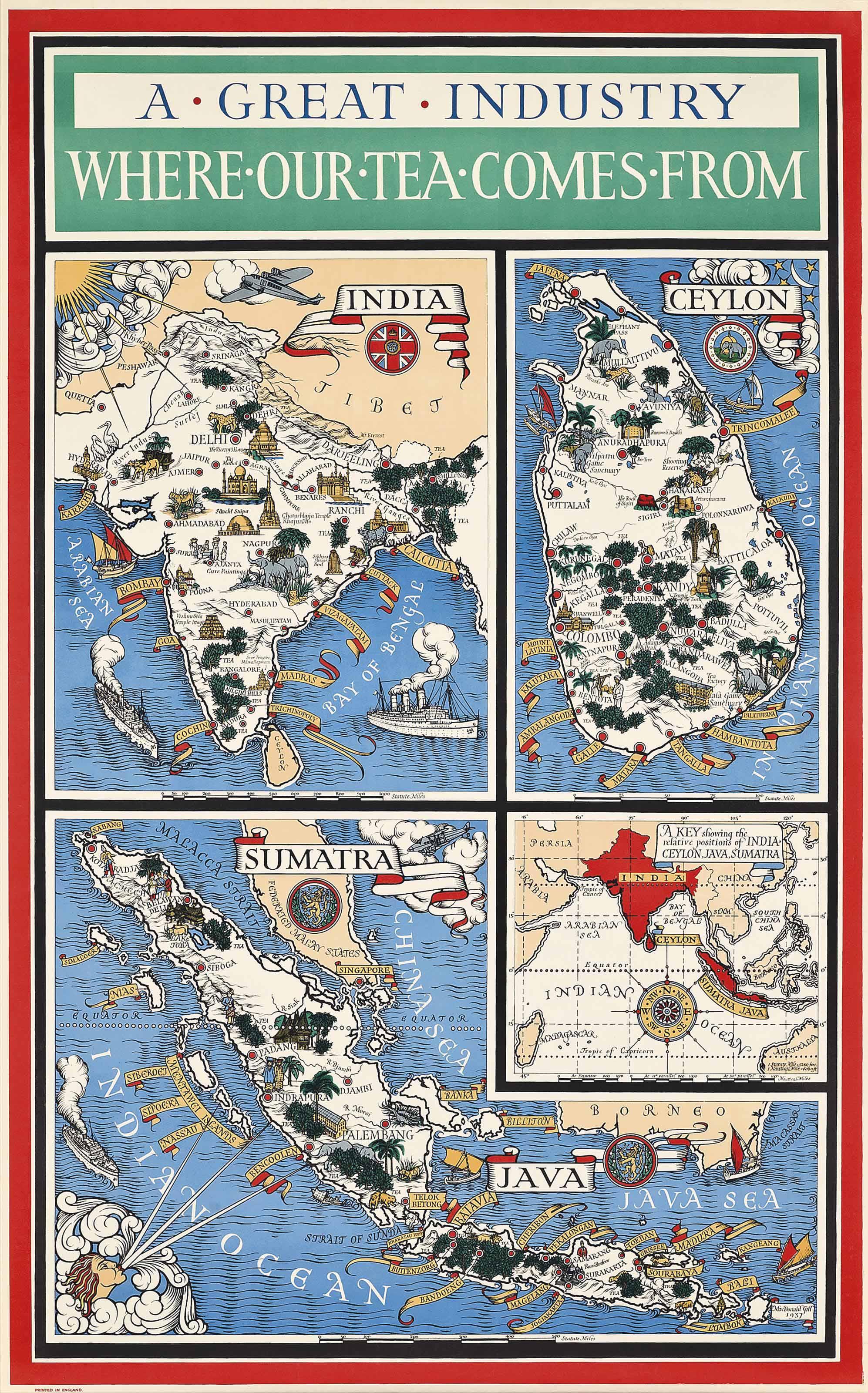 MacDonald Gill - Where Our Tea Comes From