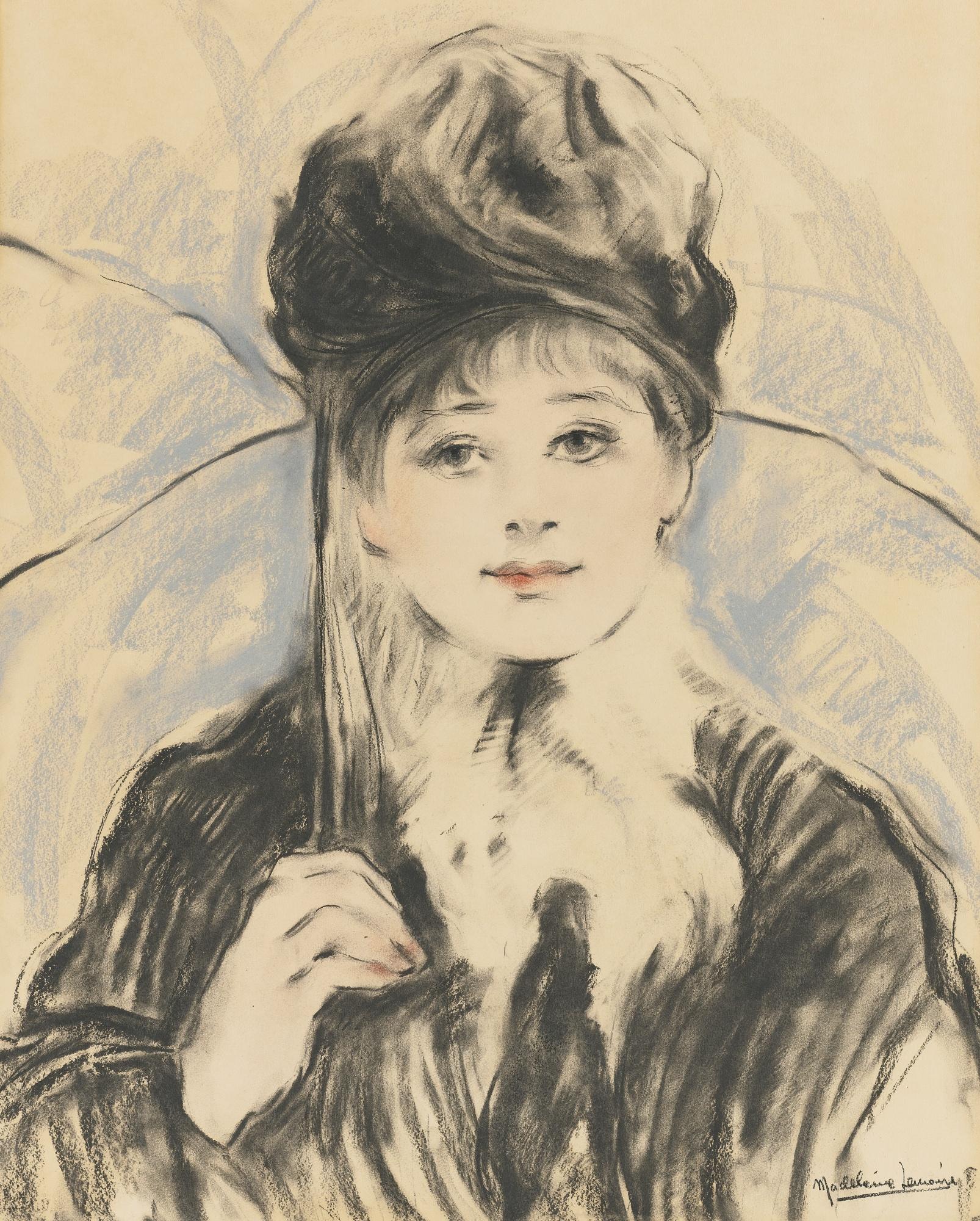 Madeleine-Jeanne Lemaire - Portrait Of A Woman