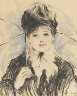 Madeleine-Jeanne Lemaire - Portrait Of A Woman