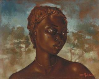 Madeleine Lefebvre - A portrait of a Congolese woman