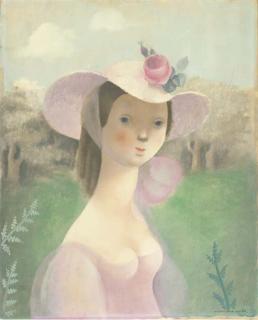 Madeleine Luka - Jeune Femme Au Chapeau