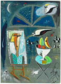 Madeleine Pyk - In the studio.