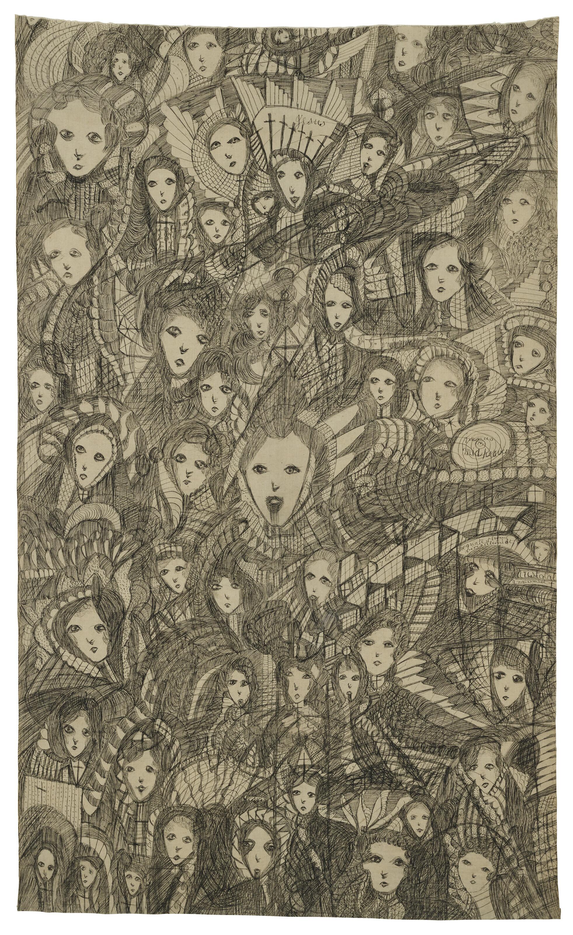 Madge Gill - Untitled (Venus Amid Heaven)