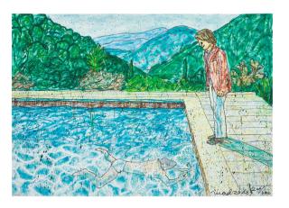 Madsaki - Portrait Of An Artist (Pool With Two Figures) Ⅱ (Inspired By David Hockney)_P