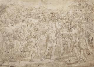 Maerten De Vos - A scene from the life of Alexander the Great