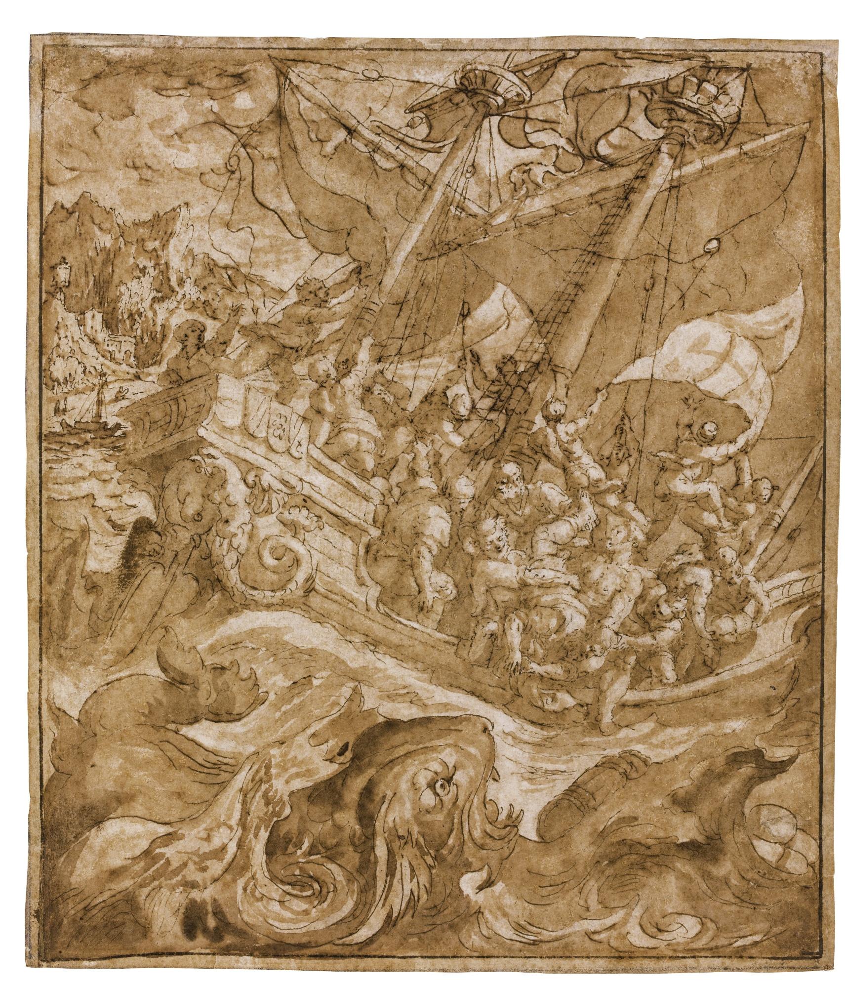 Maerten De Vos - Jonah Cast Into The Sea