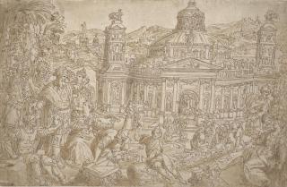 Maerten De Vos - Le Temple De Diane À Ephèse