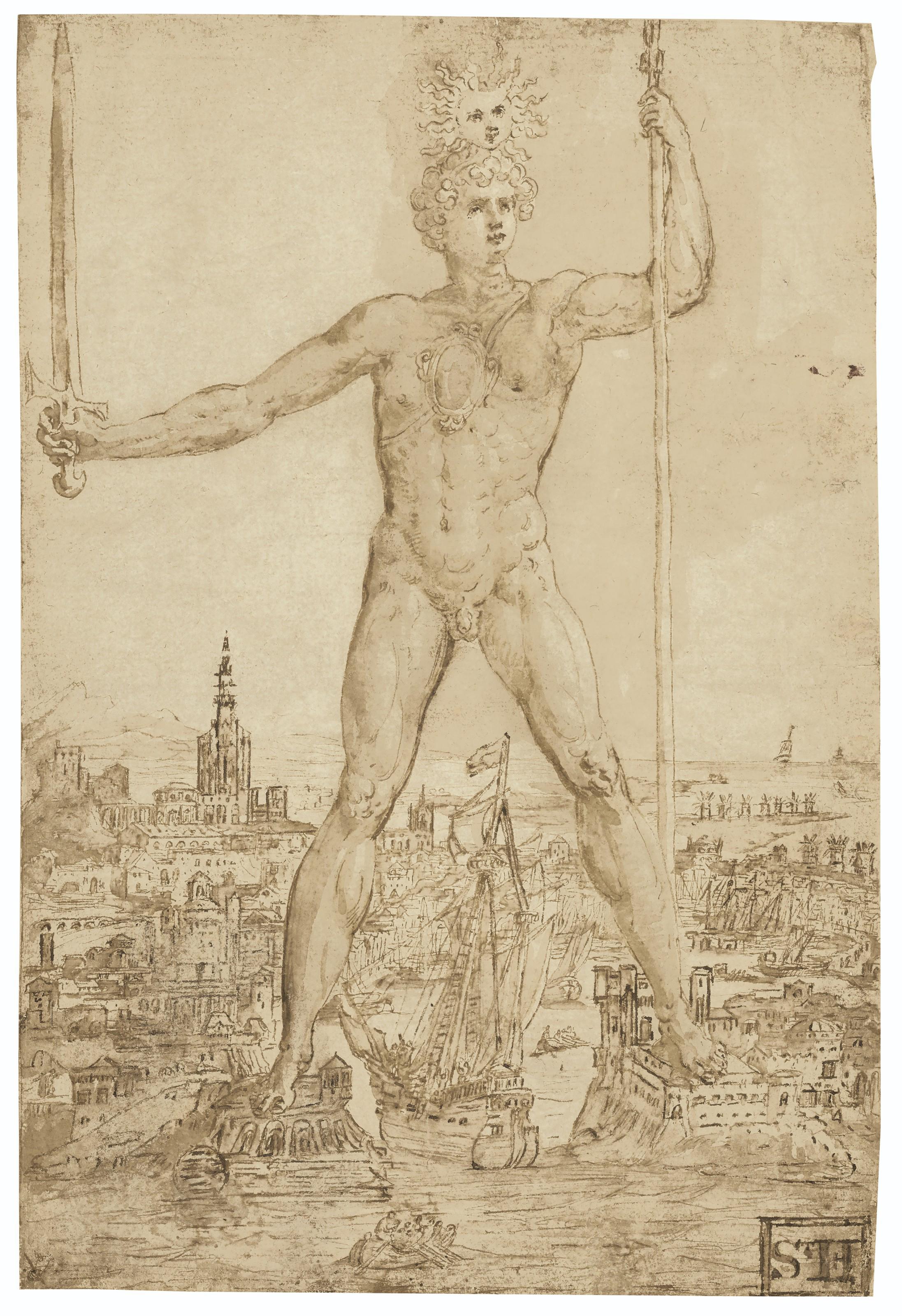 Maerten De Vos - The Colossus of Rhodes