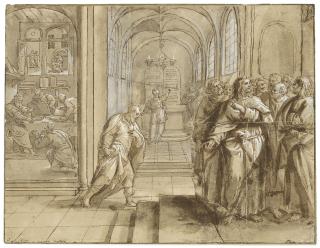 Maerten De Vos - The Fable of the Pharisee and the Tax Collector
