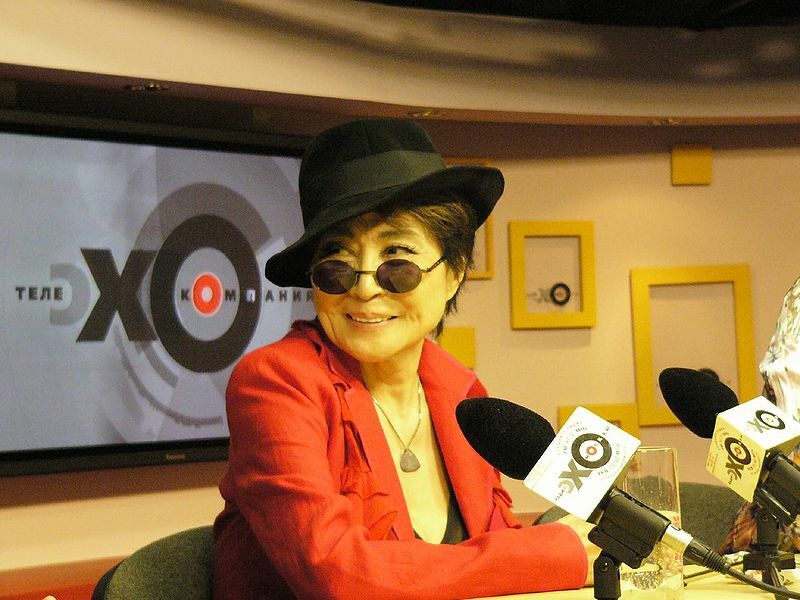 Yoko Ono 2007, Photo: Alexander Pljuschtschew, CC BY 2.0