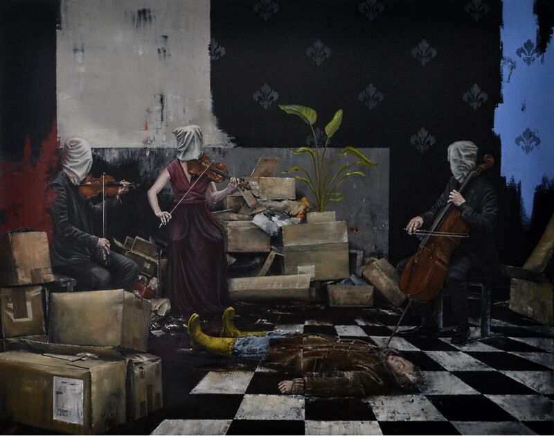 Quartett_2021_Öl_Leinen_110x140