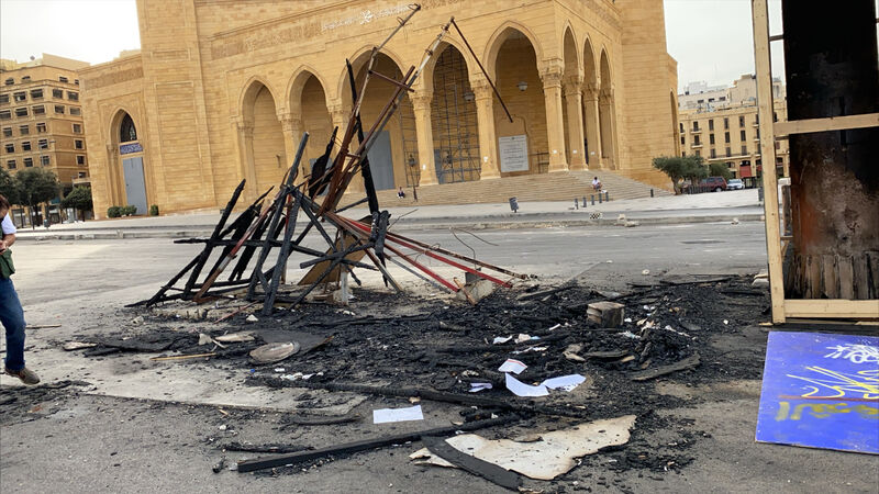 Hayat Nazer: Pheonix Sculpture Burned