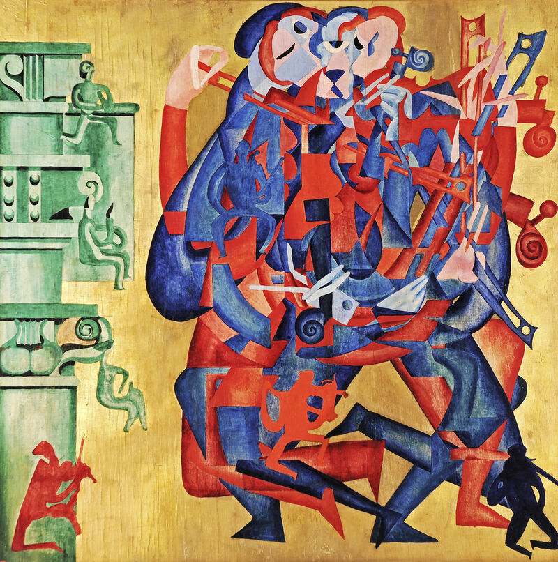 Curt Stenvert. Violinspieler in vier Bewegungsphasen, 1947