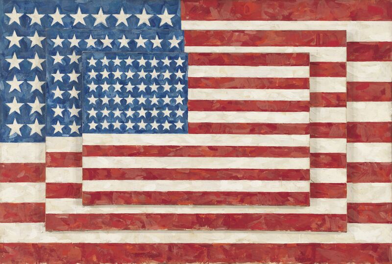 Jasper Johns, Three Flags, 1958