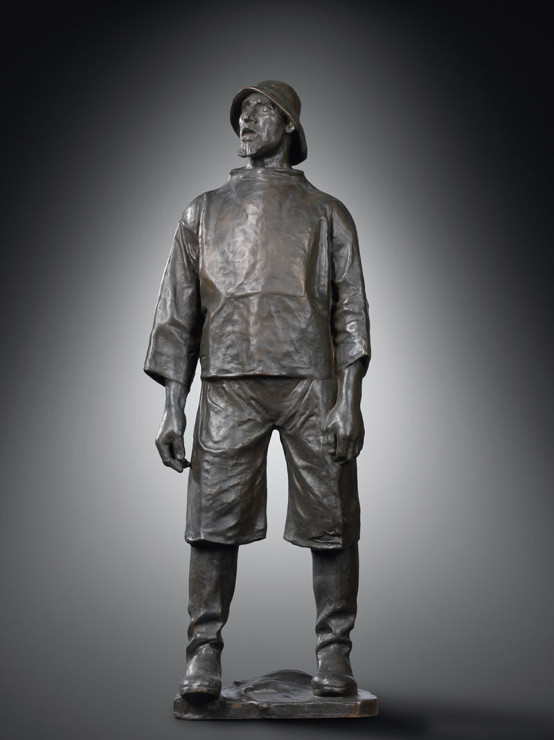 Constantin Meunier, Ostender Fischer, 1885, Bronze (1925)
