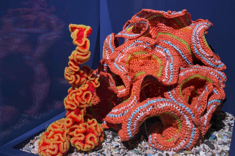 Margaret and Christine Wertheim and the Institute For Figuring, Pod World – Plastic Fantastic at the 2019 Venice Biennale