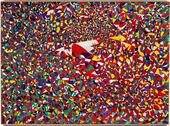 Fahrelnissa Zeid The Arena of the Sun, 1954 Oil on canvas 196 x 296.5 cm Istanbul Museum of Modern Art Collection, Istambul, Eczacıbaşı Group Donation